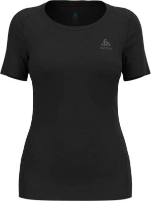 Odlo Merino 200 Bl Top Crew Neck S/S W Damen (Schwarz M Größe)