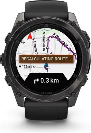 Garmin fenix 8 - 51 mm AMOLED Sapphire Titan (Schwarz one size) Pulsmesser