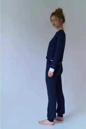 Lounge Cherie Yoga Hose Conny Damen Trainingshose (Dunkelblau 38 Größe)