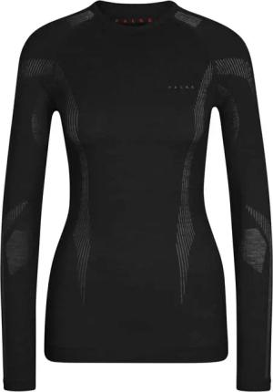 Falke Wool-Tech LS-Shirt Regular Fit W Damen (Schwarz XL Größe)