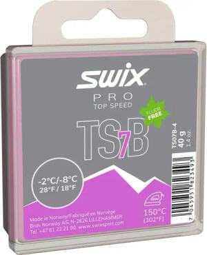 Swix TS7 Black, -2°C/-8°C, 40g Wachs Damen (Farblos STK Größe)