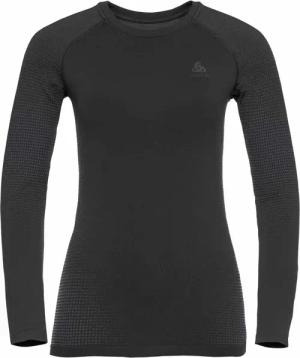 Odlo Performance Warm ECO Bl Top Crew Neck L/S W Damen Funktionsunterhemd (Schwarz XL Größe)