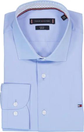 Tommy Hilfiger Herren Hemd blau Slim Fit