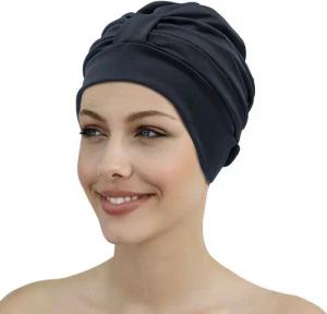 Fashy Badekappe Fashy - Badehaube Badekappe Bademode Damen Schwarz 3473-20