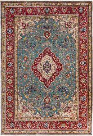 Nain Trading Orientteppich Täbriz 201x289 Handgeknüpfter Orientteppich / Perserteppich, rechteckig, Höhe: 10 mm