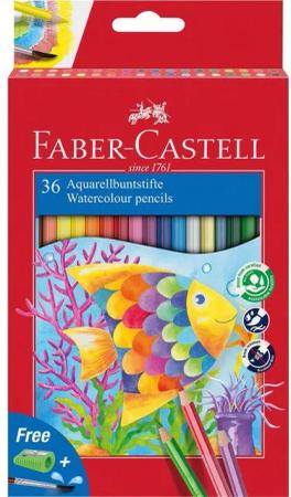 Faber-Castell Buntstift Faber-Castell Kinder Aquarell Buntstift - 36er Kartonetui