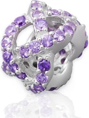 Unique Bead Rhodinierter 925 Sterling Silber Unique Bead zum Sammeln + Kombinieren