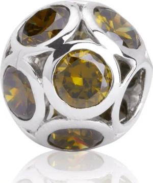 Unique Bead Hochwertiger Unique Bead, 925 Sterling Silber ohne Gewinde, rhodiniert