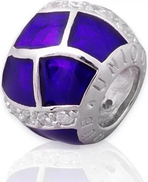 Unique Bead Rhodinierter 925 Sterling Silber Unique Bead zum Sammeln + Kombinieren