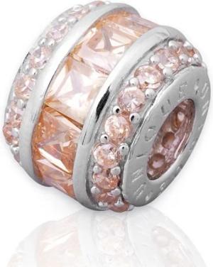 Unique Bead Rhodinierter 925 Sterling Silber Unique Bead zum Sammeln + Kombinieren