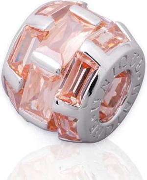 Unique Bead Rhodinierter 925 Sterling Silber Unique Bead zum Sammeln + Kombinieren