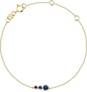 Live Diamond Goldarmband Live Diamond Damen-Armband 3 Farbstein