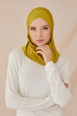 elf prive Kopftuch elf prive Hijab Kreuz Mütze Damen, Kopftuch Damen Sommer, Flexibler Hi