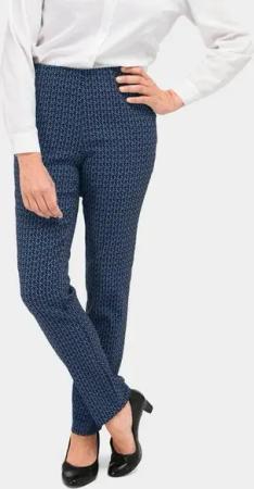 GOLDNER Stoffhose Jacquard-Schlupfhose Louisa