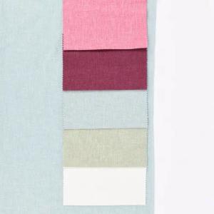 Rasch TEXTIL Stoff Rasch Textil Dekostoff Baumwolle Leinen Grace uni meliert hellblau 1,3, pflegeleicht