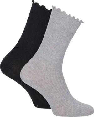Tamaris Basicsocken mit Rüschen-Abschlussbund (Set, 2-Paar, 2-er Pack) aus hautfreundlicher Baumwolle