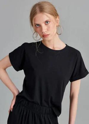 Rivus T-Shirt Baumwolle T-Shirt für Damen, Kurzärmeliges, Damen Oberteile, Tennis u
