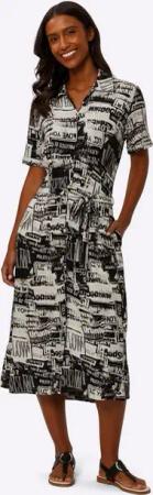 heine Etuikleid Druckkleid