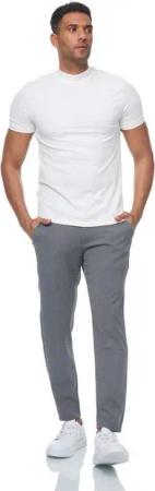 Denim House Chinohose Herren Stoffhose Chino Hose in Slim Fit mit Stretch Antracite W32/L32