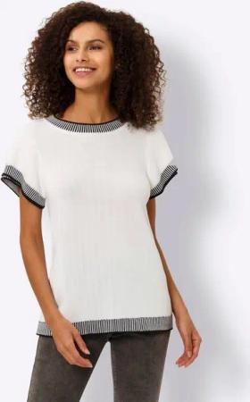 heine Strickpullover Kurzarmpullover