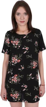 Sarcia.eu Sommerkleid Schwarzes Sommerkleid mit feinem Blumenprint JOHN ZACK S