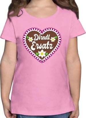 Shirtracer T-Shirt Dirndl Ersatz mit Lebkuchen Mode für Oktoberfest Kinder Outfit