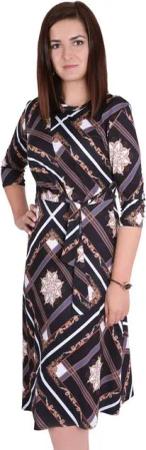 Sarcia.eu Midikleid Schwarzes Kleid mit goldenen Mustern, Midi John Zack XL