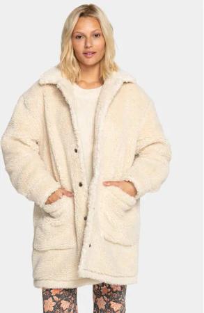 Billabong Fellmantel Night Ride Jckt EBJJK00133 Weiß Regular Fit