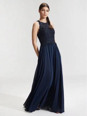 Hey Kyla Abendkleid 5AG028HK Dunkelblau Regular Fit