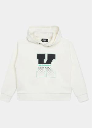 Karl Lagerfeld Kids Sweatshirt Z30045 D Weiß Regular Fit