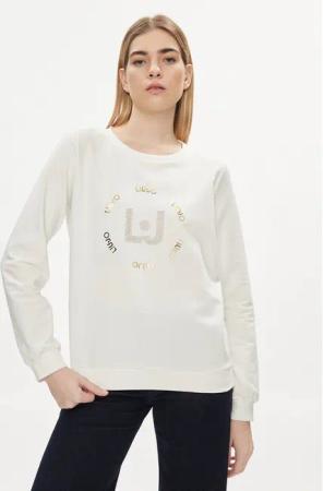 Liu Jo Sweatshirt TA4225 FS090 Écru Regular Fit
