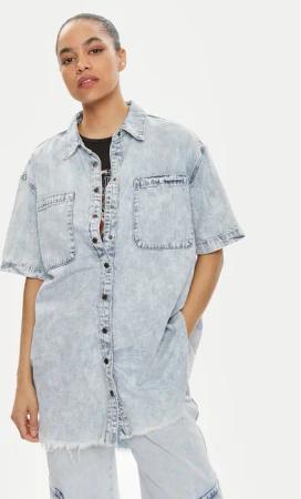 One Teaspoon Jeanskleid Paris 26300 Blau Relaxed Fit