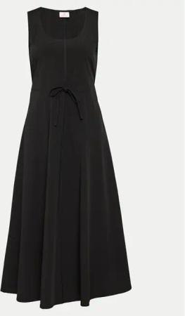 Deha Sommerkleid D02677 Schwarz Regular Fit