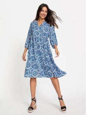 Olsen Sommerkleid 13001755 Blau Regular Fit