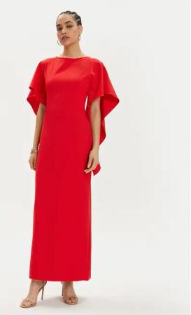 Lola Casademunt by Maite Abendkleid MS2416003 Rot Regular Fit