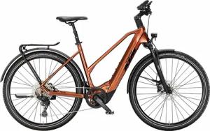 KTM MACINA CROSS CX 820 LFC, 10 Gang Kettenschaltung, Damenfahrrad, Trapez, Modell 2025, 28 Zoll 56 cm terra (black+orange)