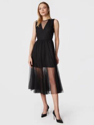 TWINSET Coctailkleid 231TP2721 Schwarz Regular Fit