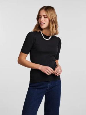 Pieces T-Shirt 17133700 Schwarz Slim Fit