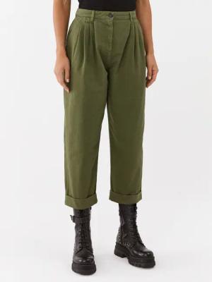 Pinko Jeans Pista 100239 A0D5 Grün Boyfriend Fit