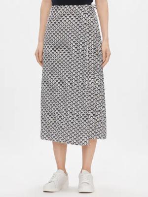 Tommy Hilfiger Trapezförmiger Rock Seal Aop Wrap Midi Skirt WW0WW40757 Blau Regular Fit