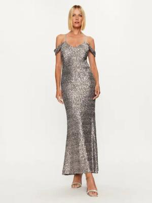 Rinascimento Abendkleid CFC0115186003 Silberfarben Regular Fit