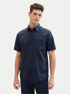 Tom Tailor Hemd 1040138 Dunkelblau Regular Fit