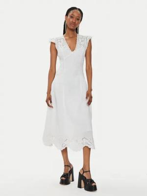 TWINSET Sommerkleid 241TT2330 Weiß Regular Fit