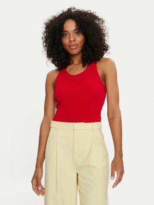 Pieces Top Anibi 17150269 Rot Regular Fit
