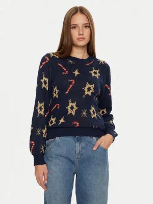 Pieces Pullover Sugar 17152789 Dunkelblau Regular Fit