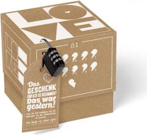 SURPRISA Geschenkbox Geschenke als Rätsel individuelle Geldgeschenke
