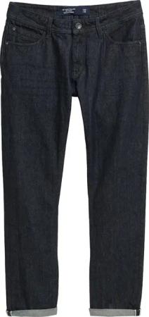 TOM TAILOR Herren TTTAPERED Regular Jeans aus Bio-Baumwolle, blau, Uni, Gr. 30/34