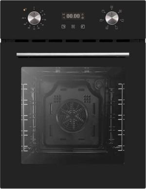 PKM Backofen Backofen nur 45cm breit Einbau Umluft Teleskopauszug Timer, mit 1-fach-Teleskopauszug