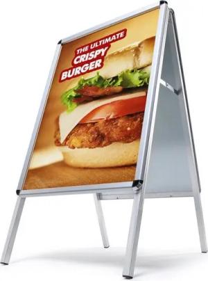 Showdown Displays Einzelrahmen Showdown Displays Kundenstopper Standard - DIN A0 - Rundecken, (1 St)