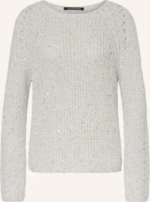 LUISA CERANO Pullover mit Glitzergarn und Pailletten